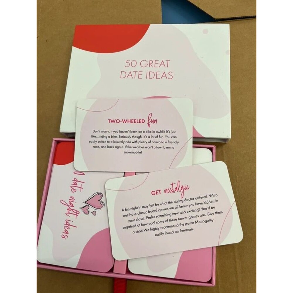 50 Great Date Ideas cards